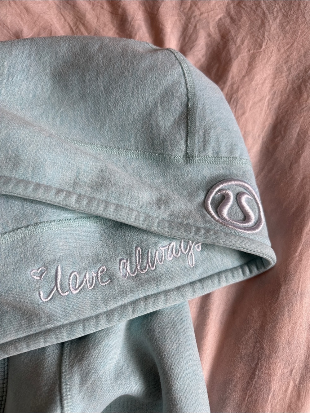 Rare Lululemon y2k aquamarine scuba hoodie